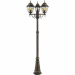 Janel Outdoor Lamp, Dore Black, E27 Max 3x60W, bulb not included – Bild 2