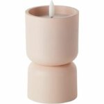 Outdoor table lamp - BRILLIANT - LOVERE - Candle shape - Plastic - 3 W - Beige and light brown
