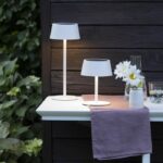 Outdoor table lamp - BRILLIANT - PICCO - LED and solar - Metal and plastic - 5 W - White - Image 2