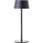 Outdoor table lamp - BRILLIANT - PICCO - LED and solar - Metal and plastic - 5 W - Frosted black