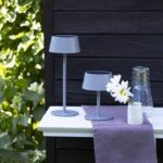 Outdoor table lamp - BRILLIANT - PICCO - LED and solar - Metal and plastic - 5 W - Frosted gray - Image 3