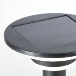 Outdoor bollard - BRILLIANT - GARVINA - LED and solar - Motion detector - Stainless steel and plastic - 4 W - Black - Image 3