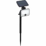 Outdoor spotlight - BRILLIANT - JOPLIN - LED and solar - Detector - Plastic and glass - 4 W - Black – Bild 2