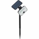 Outdoor spotlight - BRILLIANT - JOPLIN - LED and solar - Detector - Plastic and glass - 4 W - Black – Bild 3