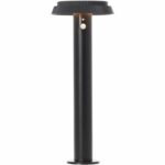Outdoor bollard - BRILLIANT - ALVERO - LED and solar - Motion detector - Metal and plastic - 4 W - Black - Image 2