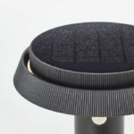 Outdoor bollard - BRILLIANT - ALVERO - LED and solar - Motion detector - Metal and plastic - 4 W - Black - Image 3