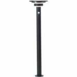 Outdoor bollard - BRILLIANT - GARVINA - LED and solar - Motion detector - Stainless steel and plastic - 4 W - Black - Image 4