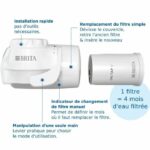 Faucet filtration system - BRITA - ON TAP V - 600 L of filtered water / 4 months - 3 modes of use - 5 adapters included - Image 4