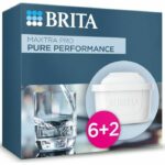 BRITA MAXTRA PRO All-In-1 Faucet Water Filter Cartridge Pack of 6+2