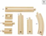 BRIO World - 33401 - Evolution Set Beginners -11 Rails - Wooden Toy - Image 4