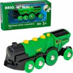 BRIO World - 33593 - Powerful Green Locomotive With Batteries - Wooden Toy – Bild 2