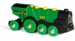 BRIO World - 33593 - Powerful Green Locomotive With Batteries - Wooden Toy – Bild 3