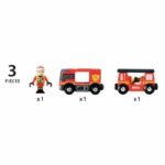 BRIO World - 33811 - Fire Truck Sound And Light - Wooden Toy - Image 4