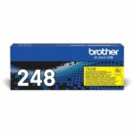 Yellow ink toner TN248Y for BROTHER printers - 1000 pages