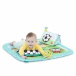 BRIGHT STARTS Football Play Mat, Play Arch with Detachable Oball Toys, Music and Lights, Dimensions: 47 x 74 x 74 - Image 2