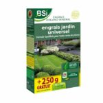 Universal organic fertilizer - BSI - Multiple plants - Lawn, vegetable garden, flowers - Long-lasting action - 1Kg + 250g free - 12.5 m²