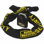 Anti-theft chain - BURG WACHTER - SKM 6/60/NI40 - 60 cm, 6 mm case-hardened square steel, marine stainless steel padlock – Bild 2