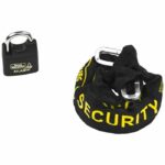Anti-theft chain - BURG WACHTER - SKM 6/60/NI40 - 60 cm, 6 mm case-hardened square steel, marine stainless steel padlock