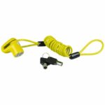 Cable bicycle lock - BURG WACHTER - 520 50 Yellow SB - 14 mm sheathed steel cable, 100 cm - Image 2