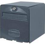 Boil Burg Wachter Balthazar 1 Door - On foot - Galvanized Steel - Total opening - Anthracite - Made in France - Image 2