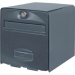 Box Burg Wachter Balthazar 2 doors - On foot - Galvanized steel - Total opening - Anthracite - Made in France - Image 2