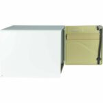 Boil Burg Wachter Baltic 1 Door - On foot - Galvanized Steel - Side opening - White - Made in France – Bild 4