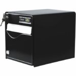 BURG WACHTER BALTIC 1-door mailbox - Galvanized steel - Side opening - Black - Made in France – Bild 2