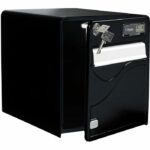 BURG WACHTER BALTIC 1-door mailbox - Galvanized steel - Side opening - Black - Made in France – Bild 3