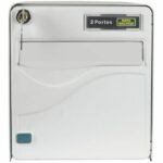 Boil Burg Wachter Baltic 2 doors - On foot - Galvanized steel - lateral opening - White - Made in France