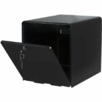 BURG WACHTER BALTIC 2-door mailbox - Free-standing - Galvanized steel - Side opening - Black - Made in France - Image 3