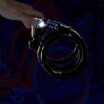 Bike lock - BURG WACHTER - 230 180 L - Code, 180 cm, 12 mm steel, LED - Image 3