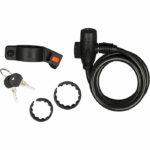 Bicycle cable lock - BURG WACHTER - 1 260 100 - Spiral 100 cm, 8 mm steel, key, bicycle mount - Image 2