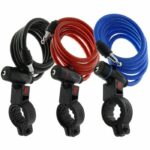 Bicycle cable lock - BURG WACHTER - 1 260 100 - Spiral 100 cm, 8 mm steel, key, bicycle mount - Image 3