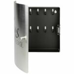 Key cabinet - BURG WACHTER - 6205/10 Ni KEYS PLEASE - Stainless steel, 10 hooks, adjustable magnetic closure – Bild 2