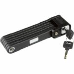 Folding bicycle lock - BURG WACHTER - 790 90 BLACK SB - High security, 8 mm steel