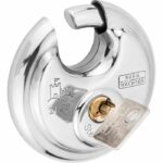 Cylindrical padlock - BURG WACHTER - 21 70 SB - Stainless steel 70 mm, key opening - Image 2
