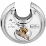 Cylindrical padlock - BURG WACHTER - 21 70 SB - Stainless steel 70 mm, key opening - Image 3