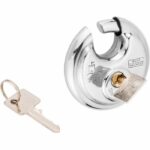 Cylindrical padlock - BURG WACHTER - 21 70 SB - Stainless steel 70 mm, key opening - Image 5