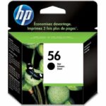 HP 56 Genuine Black Ink Cartridge for HP OfficeJet 5610 and HP PSC 1217/1311/1355 (C6656AE)