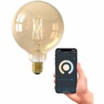 Calex LED Filament connected bulbs Globe amber G125 E27 - Image 5
