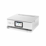 Multifunction Printer - CANON - PIXMA TS8751 - 200-sheet capacity - 6 individual ink tanks - Color - WIFI - White - Image 2