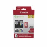 Pack of 2 ink cartridges + photo paper pack - CANON - PG-540L Black + CL-541XL Color - High yield