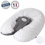 Maternity pillow – CANDIDE – Multirelax – Polyester / Cotton – Grey / Stars