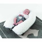 Maternity pillow - CANDIDE - Multirelax - Polyester / Cotton - Grey / Stars - Image 4