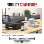 Ink bottle - Canon - GI -56BK - Yellow - Maxify GX compatibility - (4432c001) - Image 4