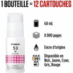 Ink bottle - Canon - GI -53M - Magenta - Pixma G650 and G550 compatibility - (4681C001) - Image 3