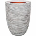 Capi Flowerpot Nature Rib 36 x 47 cm Ivory KOFI782 424227