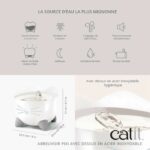 CAT IT Automatic Cat Water Fountain - 2.5 L (Stainless Steel & Filter) - Image 2