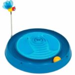 CAT IT 3-in-1 circuit with ball, massage band and catnip - Ø 36 cm - Blue - For cat