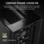PC Case - CORSAIR - FRAME 4000D RS - Mid-Tower - Black - CC-9011312-WW - Image 2